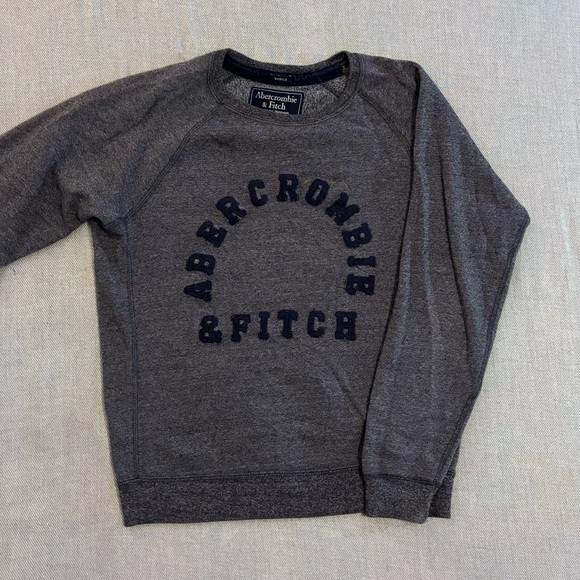 Gray Abercrombie & Fitch crewneck sweatshirt - Picture 1 of 3